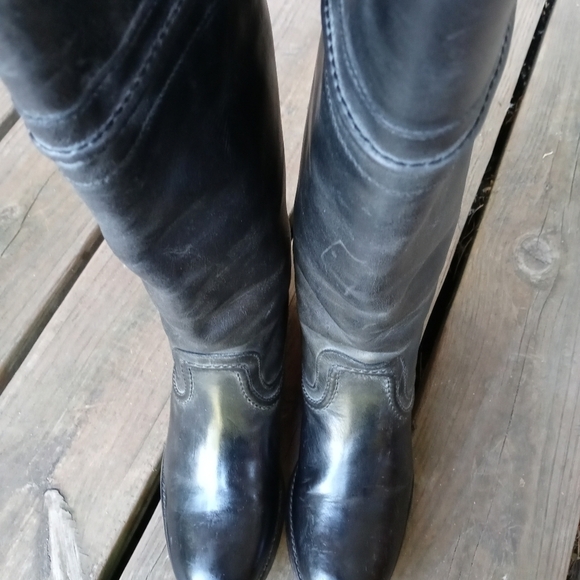 FRYE Women's Melissa Trapunto Knee-High 17" Boot b - Picture 7 of 8